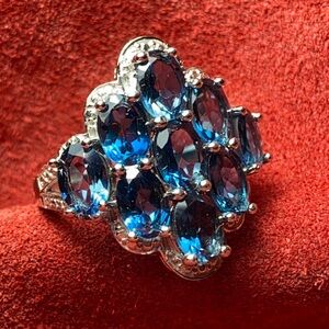 Sterling Silver 925 Ring 8.5 Costume Jewelry